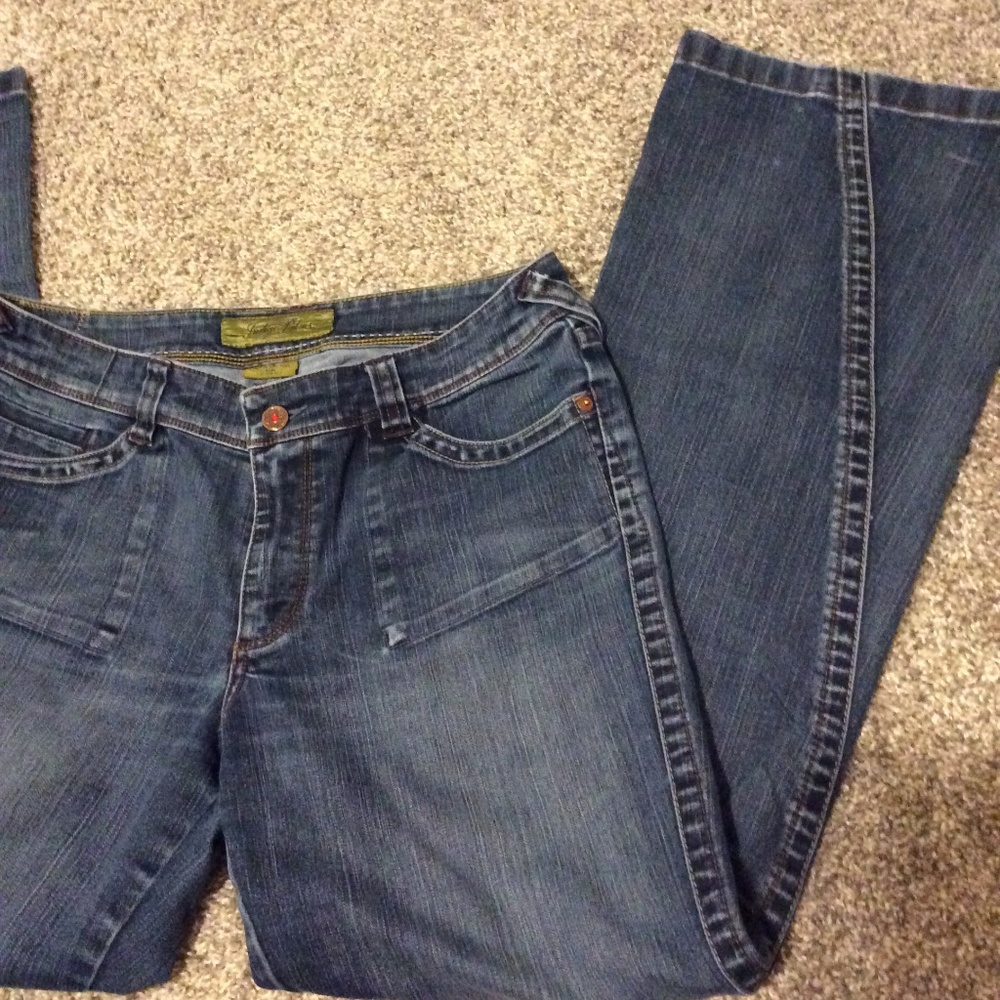 Indigo Palms Dark Jeans - W's 10R / 30 x 31.5
